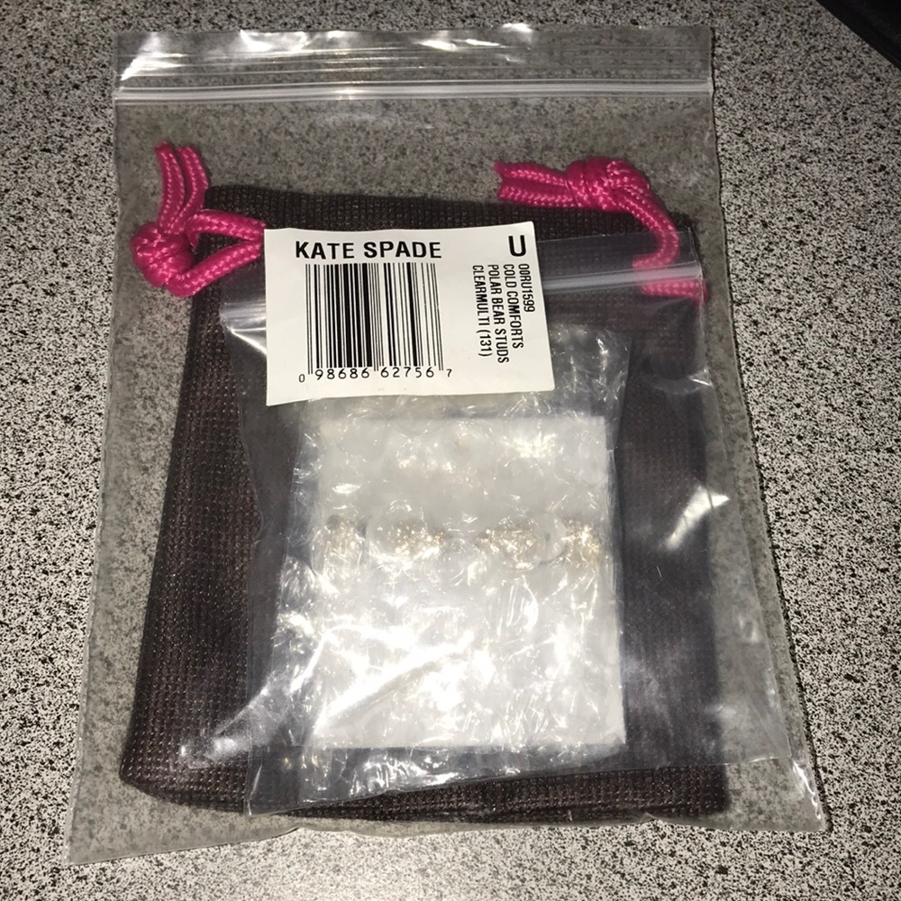 NWT Kate Spade ♠️ polar bear earrings - Picture 8 of 8